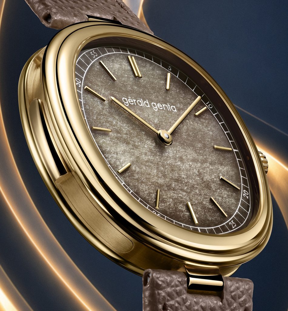 Gerald Genta Minute Repeteater Obsidian gold